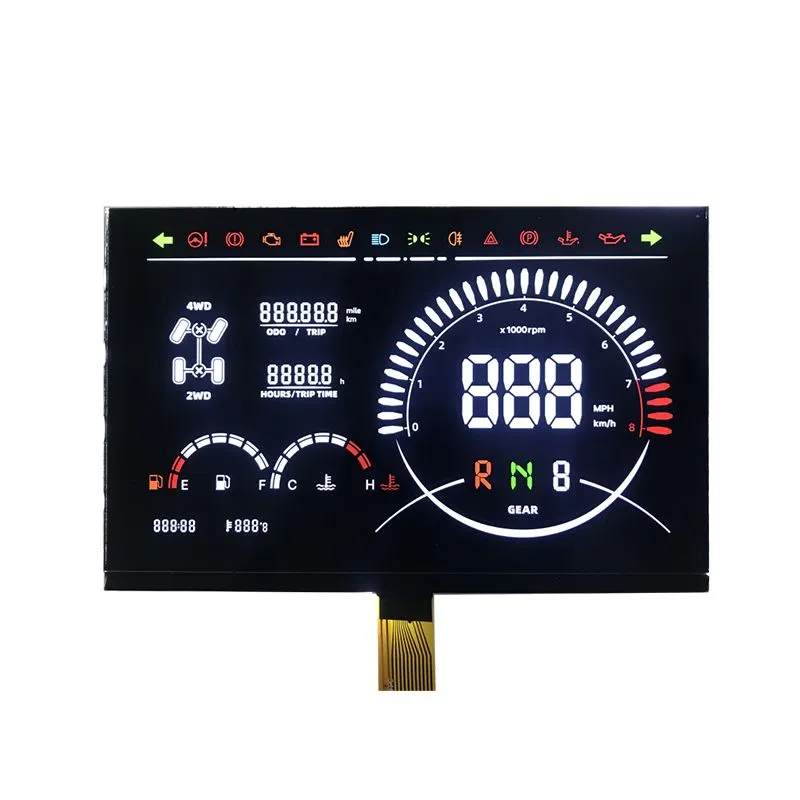 Segment LCD -visningsmodul